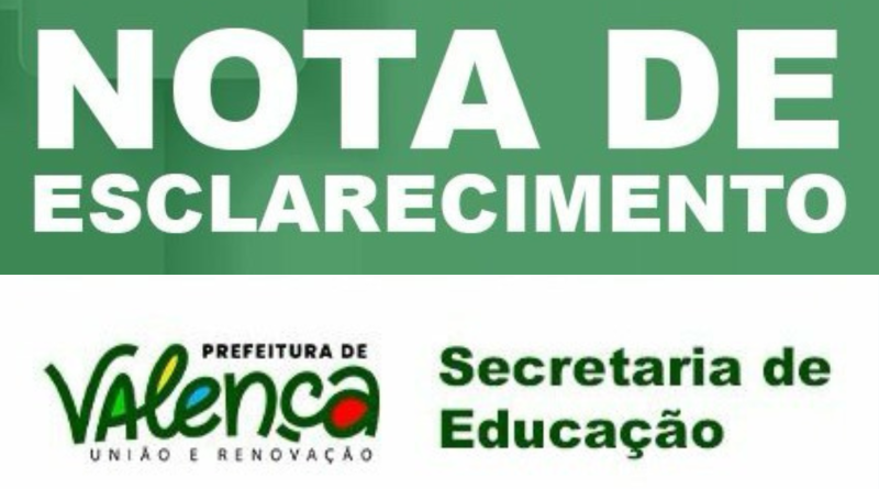 Prefeitura de Valença esclarece fake news sobre o encerramento das escolas cívico-militares